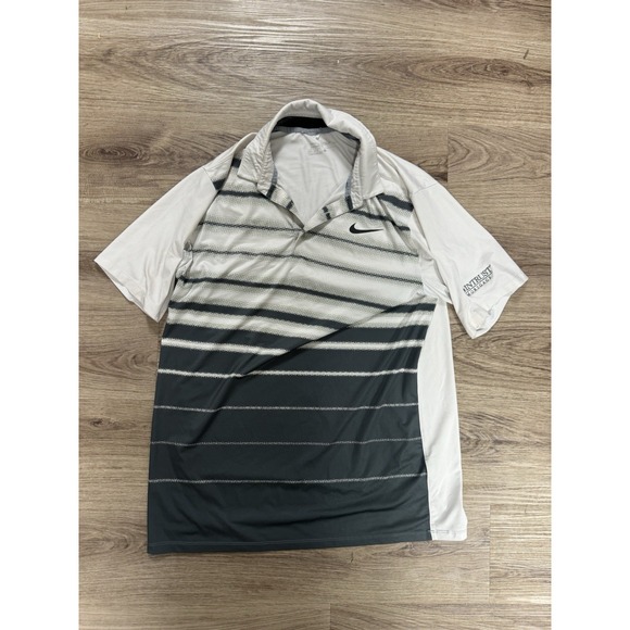 Nike Golf Dri Fit Athletic Pullover Polo- Men's Large‎ - Picture 1 of 3